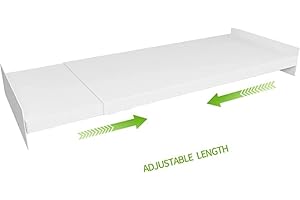 SOFRON Expandable Closet Shelves Organizers, Adjustable Shelf for Cabinet Rack Storage Wardrobe Divider Shelving for Closets Pantry Cupboard Kitchen Large 1 Pack