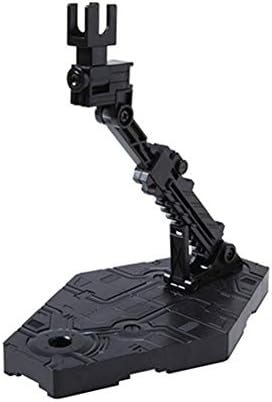Action Figure and Doll Stand DIY Adjustable Action Figure Holder Display Stand Base for RG HG 1/144 Gundam - Black