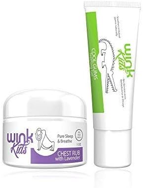 Wink Naturals Cool Gums Teething Gel & Soothing Chest Rub Bundle, Baby Teething Relief, Benzocaine & Belladonna-Free, Natural and Drug-Free