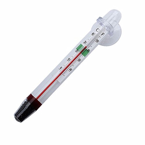 10 pcs Mini Fish Tank Aquarium Thermometer Household Temperature Measurement Glass with Suction Cup - Thumbnail 3