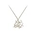 Beauty and the Beast Gold Tone Branches Necklace w/Gift Box by Superheroes