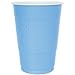 18 Oz Light Blue Plastic Cups - 50 Ct