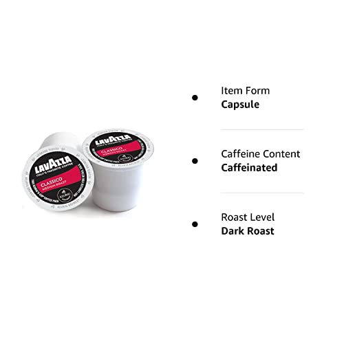 Lavazza Classico Keurig 2.0 KCup 96pack Caps, Coffee Capsules, Espresso Pods, Improved Taste