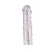 AUWU Delay Ejaculation Toy Case Cover Condom Crystal Penis Wave Sleeve Cock Dick Sheath Extender Extension Enlarger