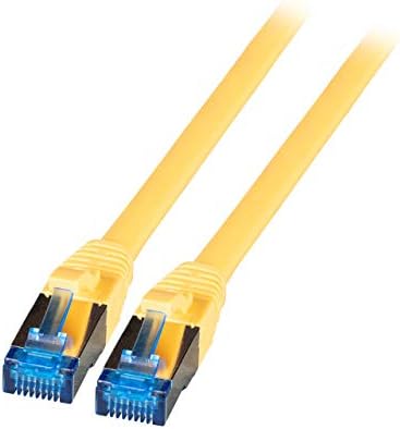 EFB RJ45 Patch Cable S/FTP Cat6A Cat7 TPE Superflex 1m Yellow