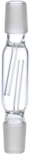 SCIENTIFIC LABORATORY SUPPLIES - 12-895 MALE TO MALE ASHCATCHER ADAPTER 180 ASSORTED SIZES / COLORS CLEAR 18MM MALE TO 18MM MALE