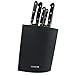 Coninx Knife Holder – Black Kitchen Knife Holder – Tacoma Knives – Knife Organizer – Tacoma without Knives – Compact and Space-Saving Design for Knives – 18.5 x 25.5 cm