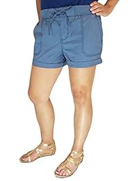 Pantalones cortos convertibles elásticos para dama