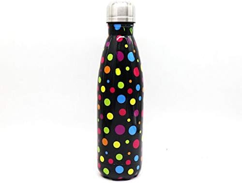 Insulated Water Bottles, 500ml Stainless Steel Double Walled Vacuum Insulated Reusable Leakproof Water Bottles,12 Hours Hot/24 Hours Cold - BPA Free(in 6 Colors)