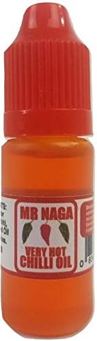 MR NAGA Very HOT Chilli Oil 10ML - Bhut Jolokia Naga Oil - Extremely Hot