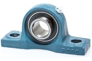 JSB GREAT BEARINGS UCP207-20 Solid Based Pillow Block Bearing Double Seals 1-1/4" ID 2-Bolt