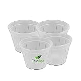 TRUEDAYS 5.5 inch 4 Pack Orchid Clear Plastic Pot