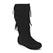 Forever Womens Candice-16 Fringe Faux Suede Fashion Boots
