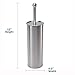 Huji Stainless Steel Toilet Brush and Holder for Bathroom (1, Stainless Steel Toilet Brush)