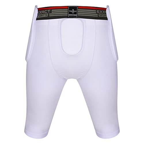 Exxact Sports Boy's & Men’s “Battle” 7 Pad Football Girdle Integrated