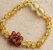 Baltic Amber Teething Bracelet Raw Lemon Flower 5.5, 5 to 6 inch for Babies (Unisex) - Polished or Unpolished Raw Baby, Infant, and Toddlers will all benefit. Milk Butter Lemon Honey Cognac Cherry Multi Rainbow Black White Yellow Brown - Targets teething symptoms: drooling, fever, fussiness. Works as anti-inlammatory, Teething Pain Reduce Properties - Natural Certificated Oval Baltic Jewelry with the Highest Quality Guaranteed. Easy to Fastens with a Twist-in Screw Clasp Mothers Approved Remedies! Maximum strength. Light and raw colors help some with colic, reflux, and eczema (Raw Lemon Flower)
