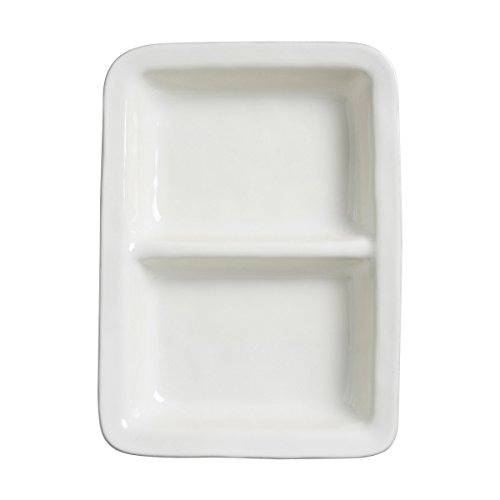 Juliska Puro Whitewash Divided Serving Bowl