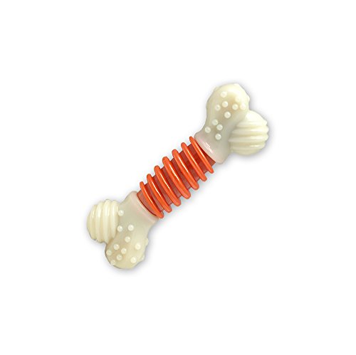 Nylabone Dental Chew Medium Bacon flavored Pro Action Bone Dog Chew Toy