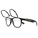 GloFX Matrix Flip Up Diffraction Glasses - Black Grating Ultimate Prism Double Effect Rave EDM