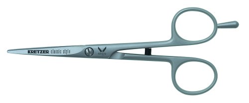 Kretzer Classic-Hairdressing Shear Stainless Steel, Satin Finish with Removable Finger Rest 5.0 Inch (57113)-Made in Germany - Thumbnail 2