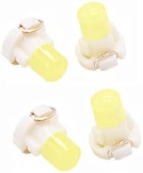 GDsun 10X Car T3 LED Light Wedge Cluster Instrument Dash Climate Base Lamp Bulbs DC 12V White
