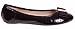 Chatties Ladies Patent Vegan Ballet Flat With Bow (See More Colors and Sizes)