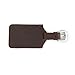 Saddleback Leather Co. Strong Full Grain Leather Luggage Travel Bag Tag Stainless Steel Hardware Includes 100 Year Warranty