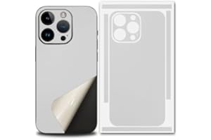 for iPhone 17 Pro Max Skin Wrap, Ultra-Thin 3M Texture Matte Carbon Fiber Full Body Protective Sticker for Minimalist Style L