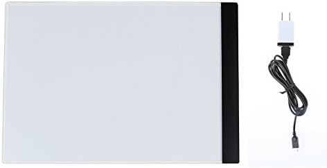 A4 LED Lightbox Drawing Tracing Board Template Board Bright Ultra Lightweight Adjustable Portable USB Power Cord For Artist Painting Sketch Animation