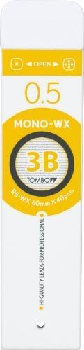 Tombow MONO-WX Mechanical Pencil Lead, 3B, 0.5 mm (R5-WX3B)