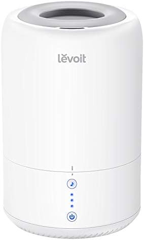 Levoit Tabletop Humidifier, Large Capacity, Aroma Compatible, Ultrasonic Type, Top Water Supply, 28 dB Ultra Silent, Compatible with Hypochlorous Acid Water, 0.4 gal (1.8 L), 20 Hours Continuous Humidification, Sleep Mode, Automatic Humidity Adjustment, 6 to 15 Tatami, Empty Firing Prevention, 3 Levoit, Energy Saving, Popular and Stylish, Gift for Bedroom/Living Room/Office, PSE Certified, For Bedroom/School