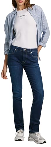Pepe Jeans Damen Slim Mw Pl204589 Jeans, Blau (Denim-cu1), 30W x 32L