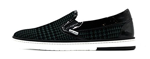 JIMMY CHOO London Flock Houndstooth Skate Sneaker / Loafer (Size 11.5 US / 44.5 EU)
