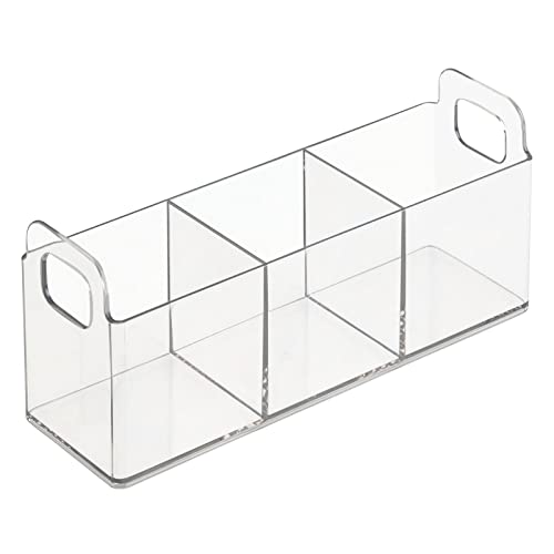 mDesign Plastic Kitchen Pantry, Countertop Storage Organizer
