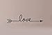 OVERMAL Decor,Love Arrow Decal Vinyl Carving Wall Decal Sticker for Home Decoration