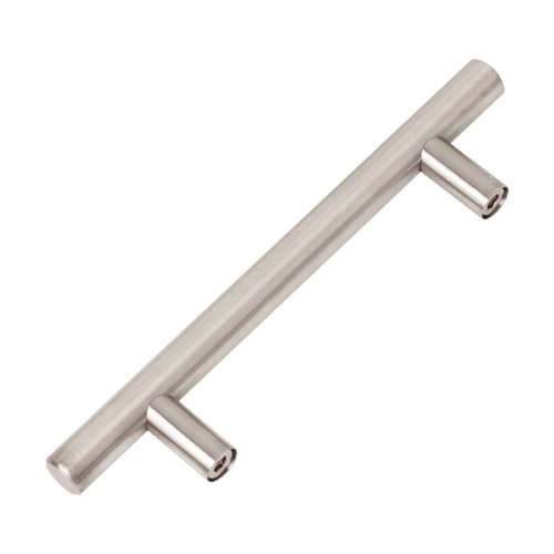 Flexzion T Bar Handle Pull Knobs 4" (10 Pack) Hardware Set Stainless Steel Kitchen Door Cabinet Drawer Furniture Appliance Euro Style with Mounting Screws