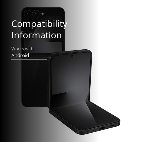 Teléfono celular Samsung Galaxy Z Flip7 FE, teléfono inteligente con IA de 256 GB, Android desbloqueado, batería de larga duración, 2025, garantía del fabricante de EE. UU. por 1 año, negro