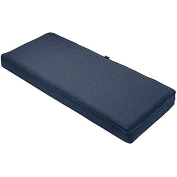 bench cushion cushions thick garden foot outdoor indigo montlake foam heather slip classic accessories