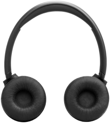 Tune 530 BT, auscultadores on-ear sem fios com Bluetooth 6.0, 76 horas de jogo com JBL Pure Bass, dobrável, Google Fast Pair, Microsoft Swift Pair, preto