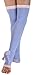 Lace Poet Lycra Purple Yoga/Sleep Thigh-High Compression Toeless Socks