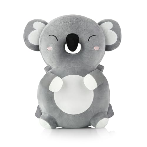 PandaEar Baby Head Protection Backpack, Toddler Walking Head Protector, Adjustable Head Protector Pad Safety Cushion (Koala Grey)