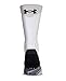 Under Armour Adult Drive Basketball Crew Socks, 1-Pair, White/black, Large