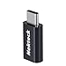 Micro USB to Type C Adapter, Nekteck USB-C to Micro USB Convert Connector with 56k ohm Resistor for Google Nexus Pixel/Pixel XL 5X/6P, LG G5, and More Type-C Supported Devices - 1 Pack