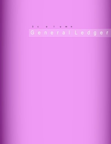 [F.r.e.e] 5 Column Ledger: Pink Gold Soft Cover Glossy 8.5