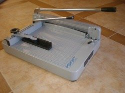 17" (TRADEMARKED) PERFECT Heavy Duty, Ream Guillotine STACK Paper Cutter with extra cutting blade - Thumbnail 4