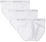 2(x)ist mens Essential Cotton 3 Pack Contour Pouch Brief, White/White/White, Medium