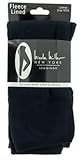 Nicole Miller Seamless Fleece Lined Black Leggings-ML