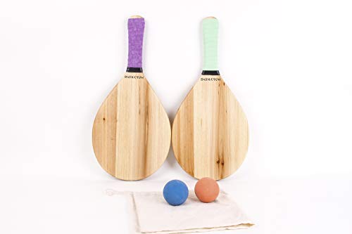 HOLYKING Beach Paddle Ball Set Outdoor Sport Games Flat Rackets Tennis Racquets