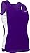 TR980W Women's Athletic Lightweight Single Ply Track Singlet with Side Panels