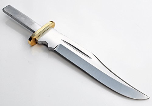 Large clip point 1095 high carbon steel knife blank +br…